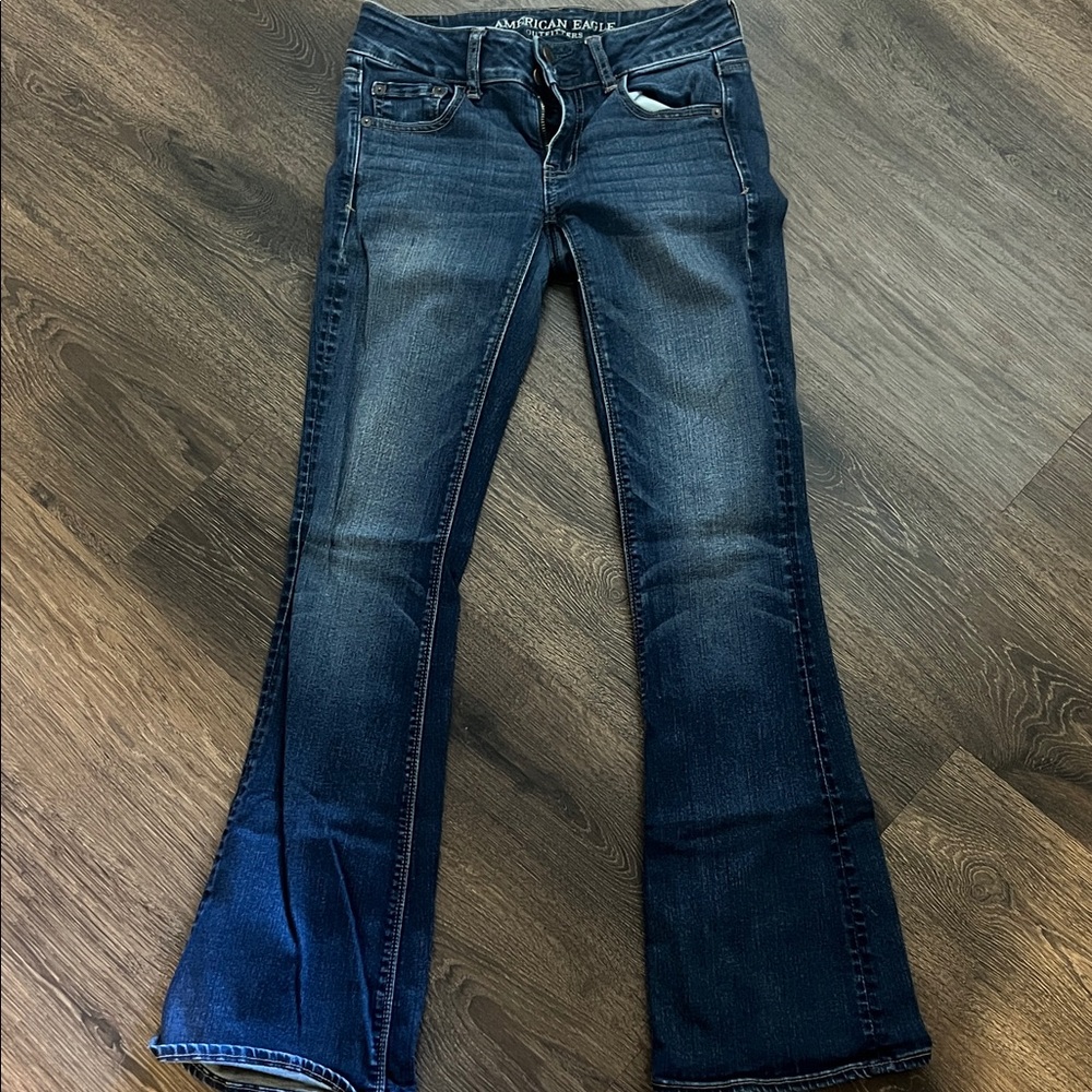 American Eagle Outfitters Dark Blue Flare Jeans
